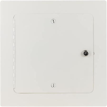 ALUMINUM EXTERIOR RATED NON INSULATED ACCESS PANEL W/ KEYED CYLINDER & NEOPRENE GASKET LOCK 24X24